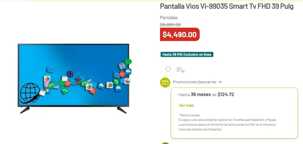 ofertas de pantallas en julio