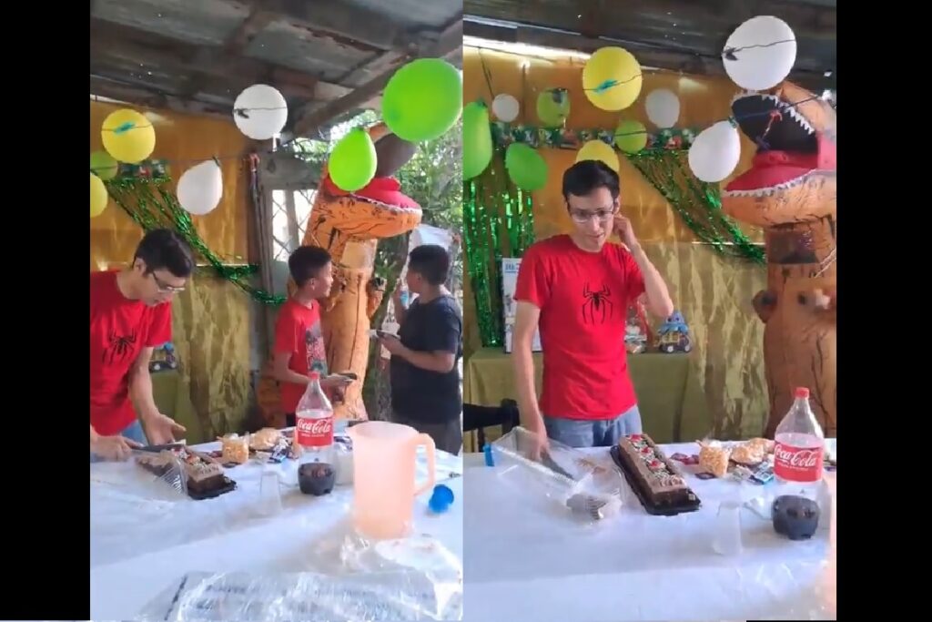 padre organiza para su hijo y su ex no lo permite