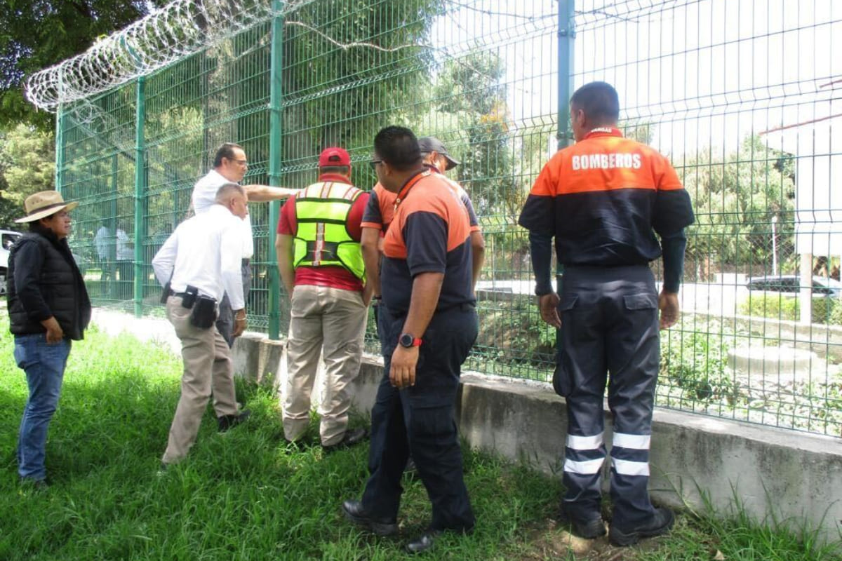 Ante temporada de lluvia, Protección Civil de San Andrés Cholula supervisa ríos y barrancas 1 pc sach supervisa rios 1