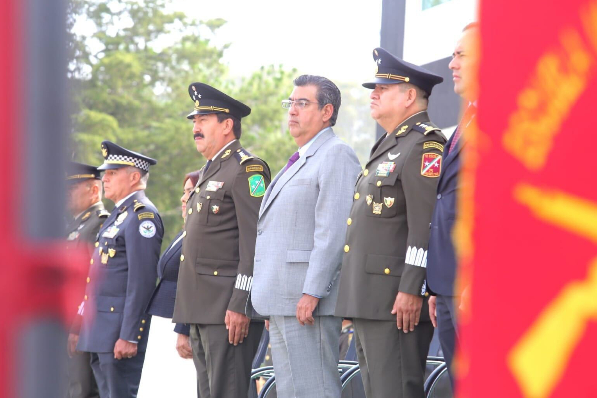 Asiste Sergio Salomón a toma de protesta del Comandante de la XXV Zona Militar 1 protesta comandante xxv zona militar