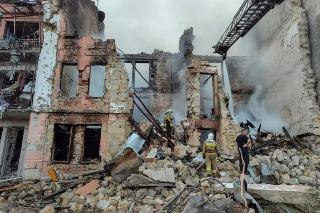 Rusia bombardeó sur de ucrania