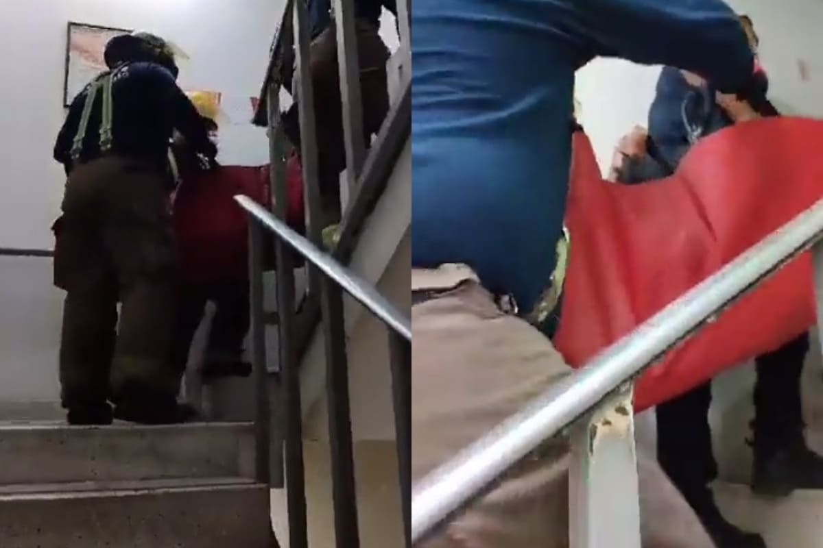 por falla en elevador suben a paciente por escaleras en hermosillo