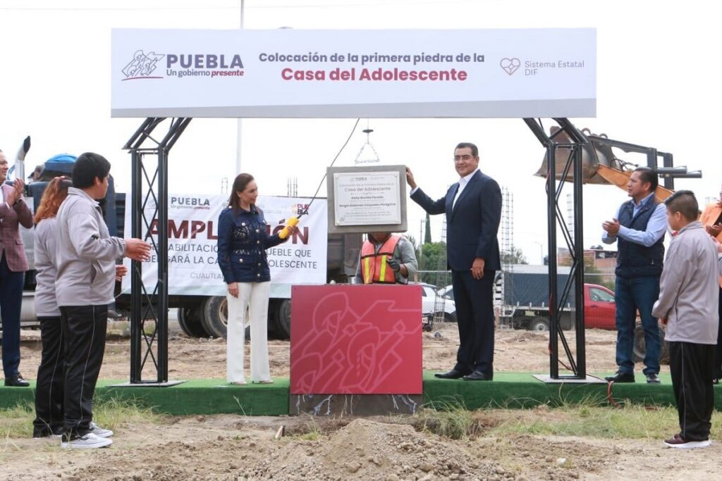 Con inicio de construccion de casa del adolescente gobierno estatal reitera su compromiso con este sector