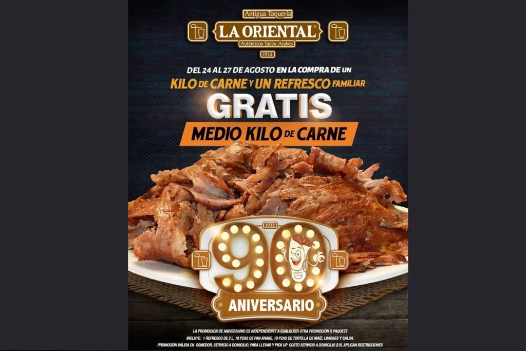 La Oriental promo