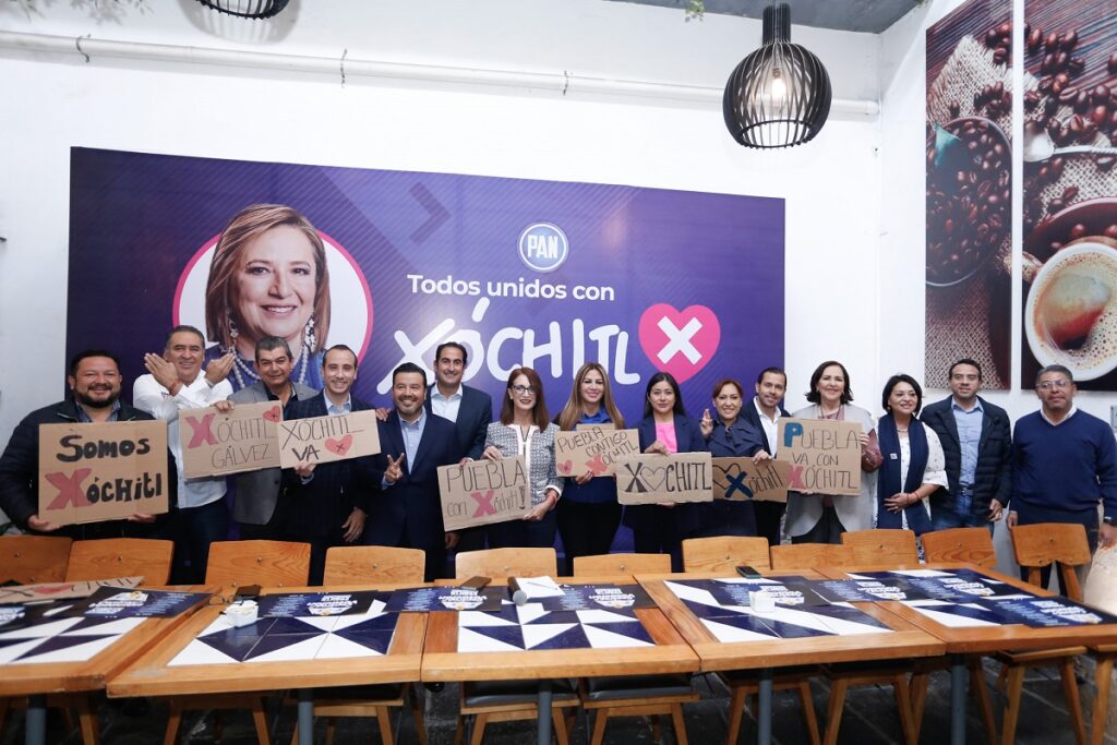 Panistas de Puebla se unen en torno a Xochitl Galvez 2
