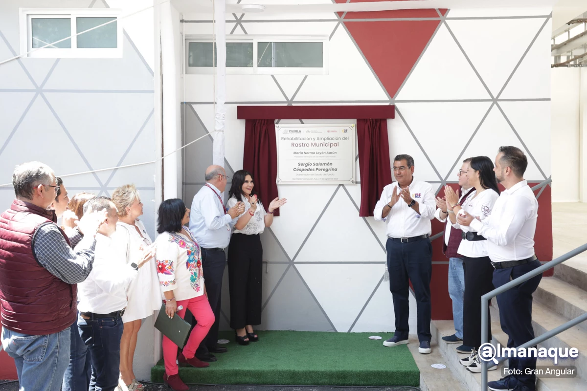 Inauguran Sergio Salomón y Norma Layón rastro municipal con inversión de 31 millones de pesos 1 Sergio Salomon Norma Layon Rastro Municipal San Martin 6