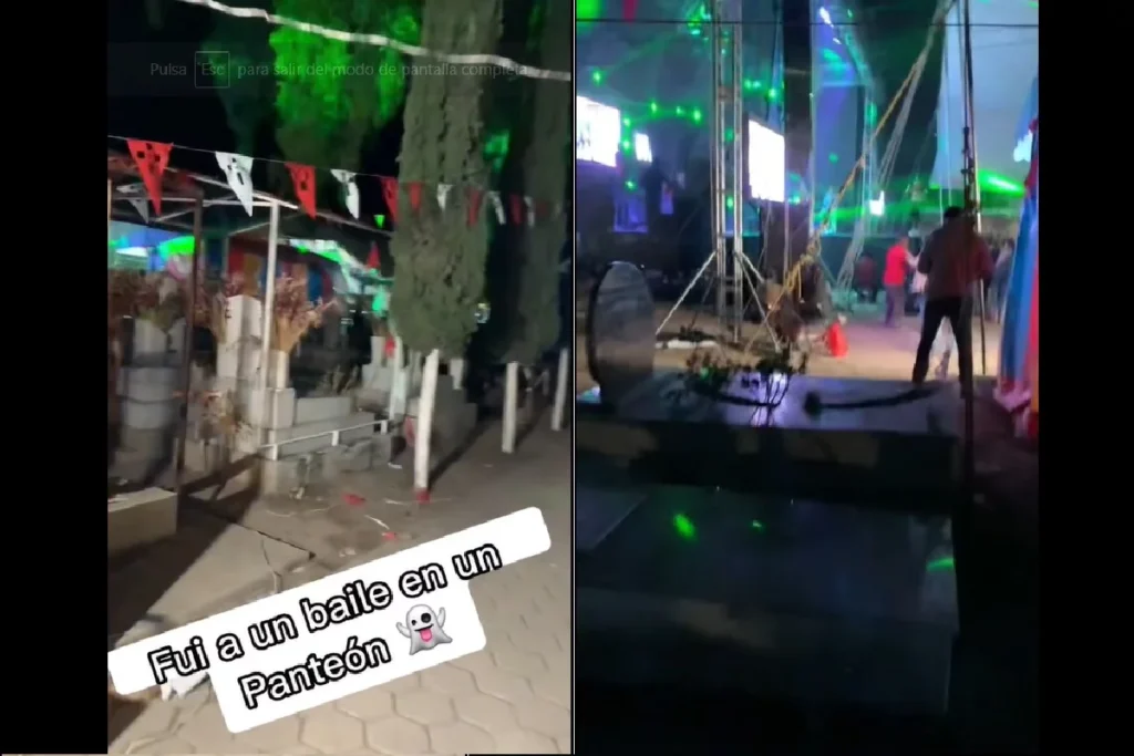 baile sonidero en panteon de acatzingo