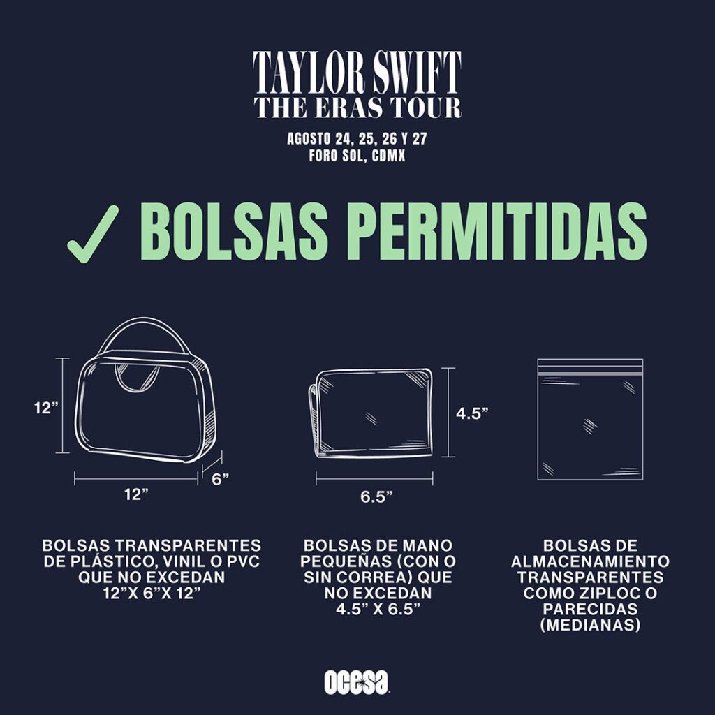 bolsas permitidas