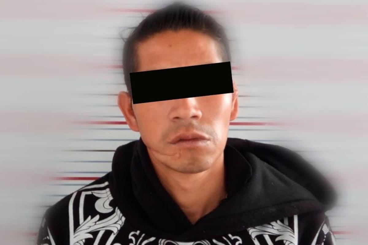 Policía municipal de Puebla detiene a "El Chino", integrante de la banda "Los Lagartijos", dedicada al robo a transporte público 1 detienen a el chino de los lagartijos 1