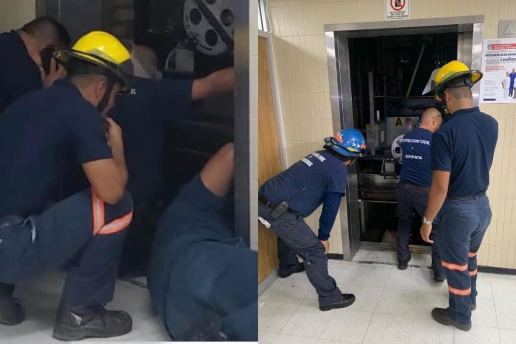 Falla elevador en IMSS de Monclova