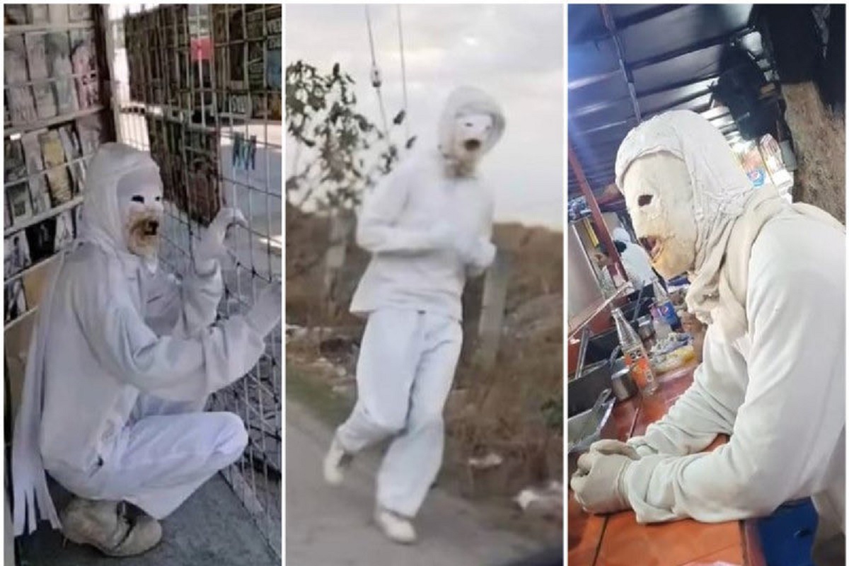 VIDEO: Revelan identidad del misterioso "Hombre de Blanco" que aterrorizó a TikTok 3 hombre de blanco de coacalco