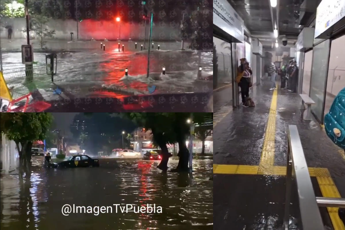 VIDEOS: Así llovió en Puebla este lunes; nuevamente hubo inundaciones 3 VIDEOS: Así llovió en Puebla este lunes; nuevamente hubo inundaciones