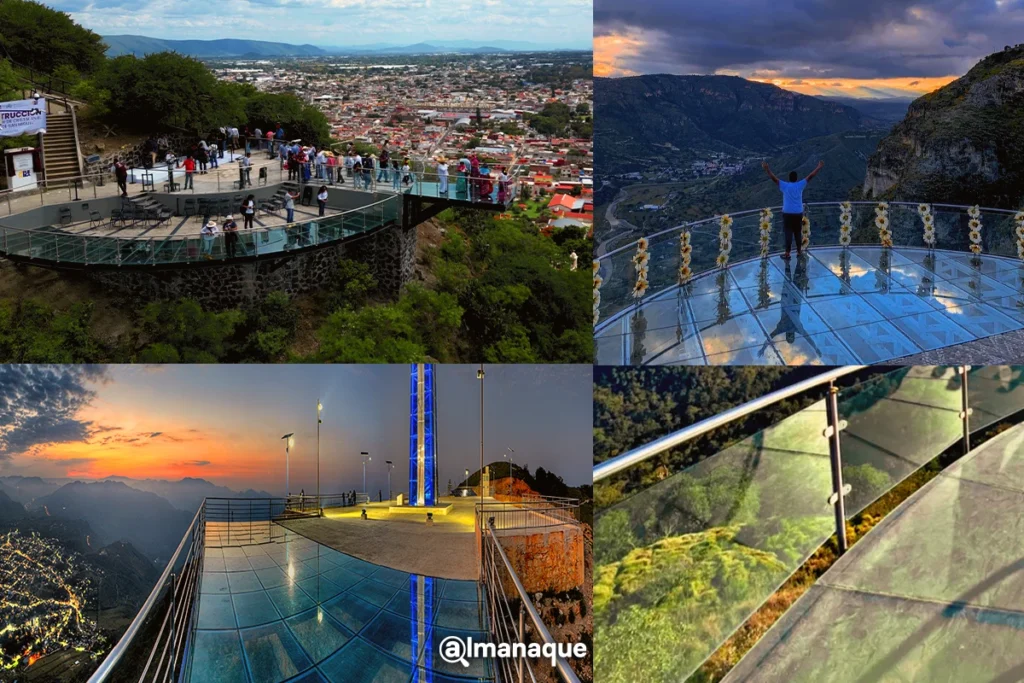 los 4 miradores de cristal de Puebla