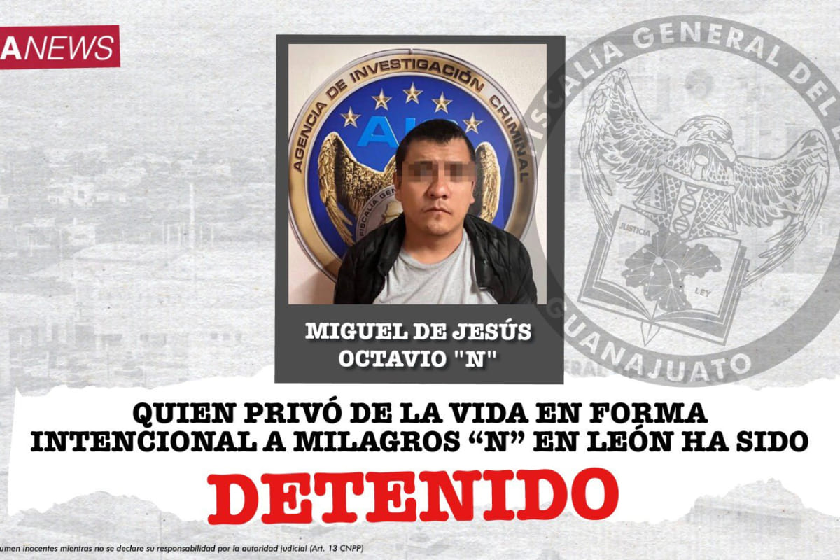 Miguel N. se entregó en Guanajuato por el feminicidio de Milagros 3 Miguel N se entregó