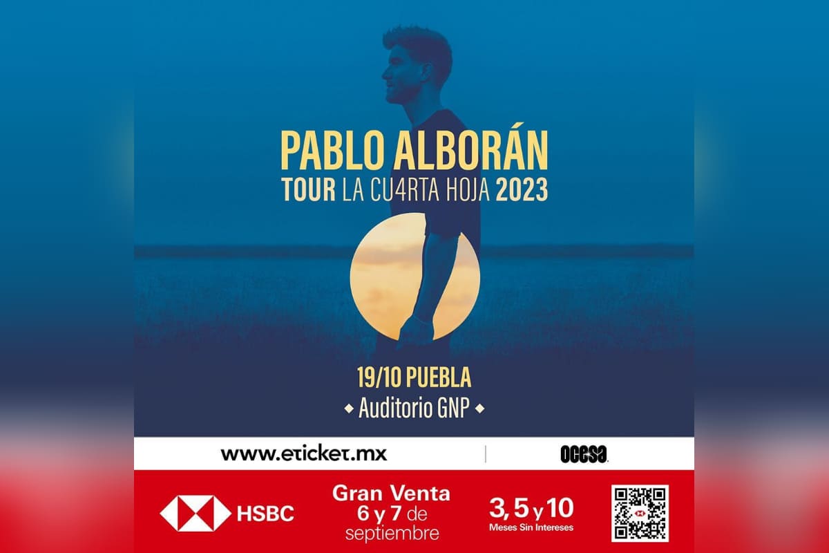 Pablo Alborán regresa a Puebla como parte de su gira 2023 5 Pablo Alborán en Puebla