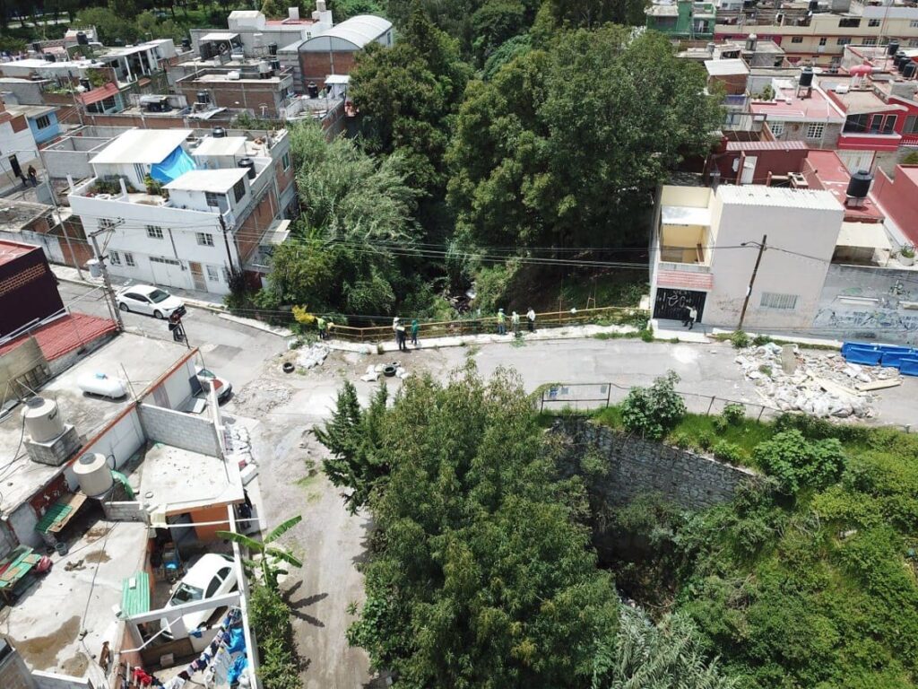 puente colonia naciones unidas Puebla