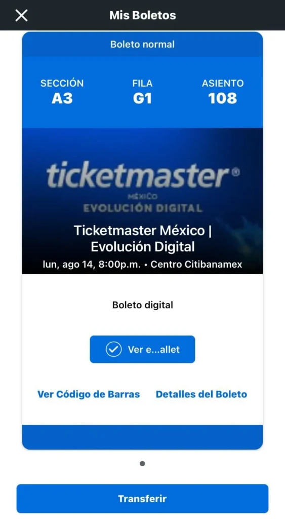 safetix nuevo boleto digital ticketmaster evitar reventa como funciona 3