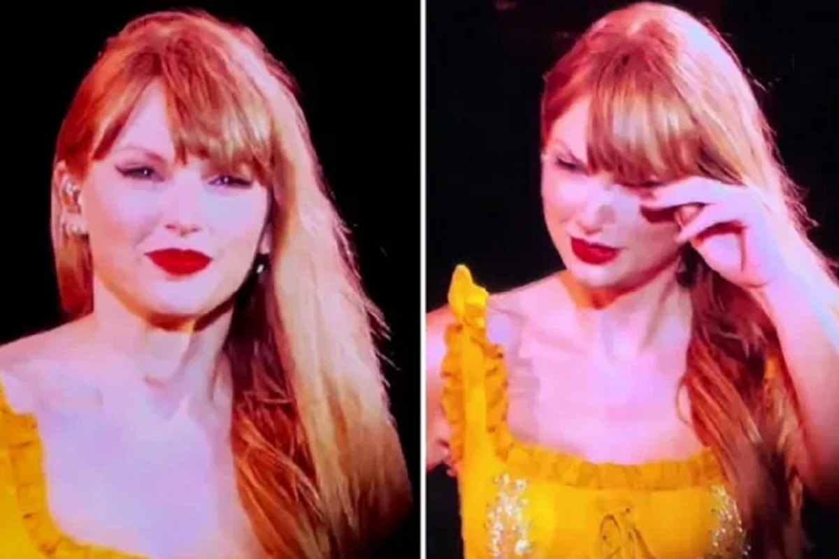 "Siempre fue mi sueño tocar aquí": Taylor Swift se conmueve hasta las lagrimas en su concierto en CDMX 3 taylor swift llora en foro sol