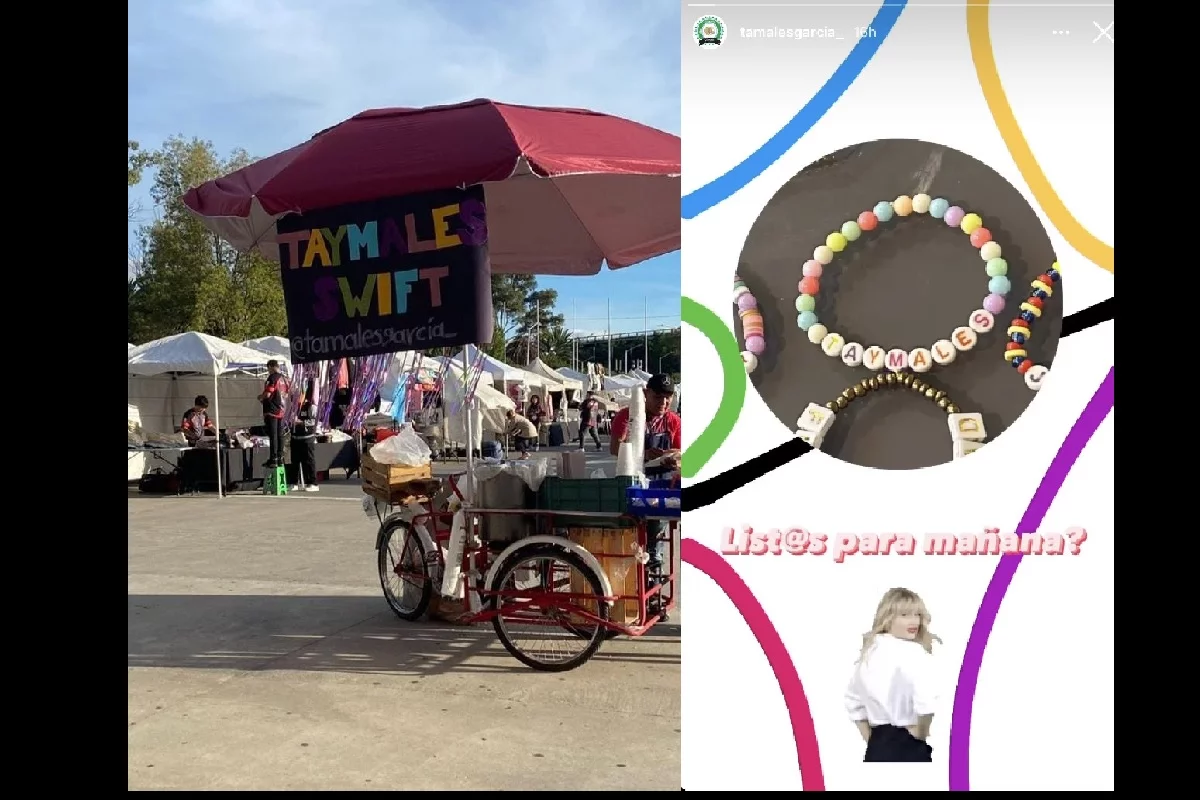 ¡Hay Taymales! Puesto de tamales regalará pulseras de la amistad en conciertos de Taylor Swift 1 taymales