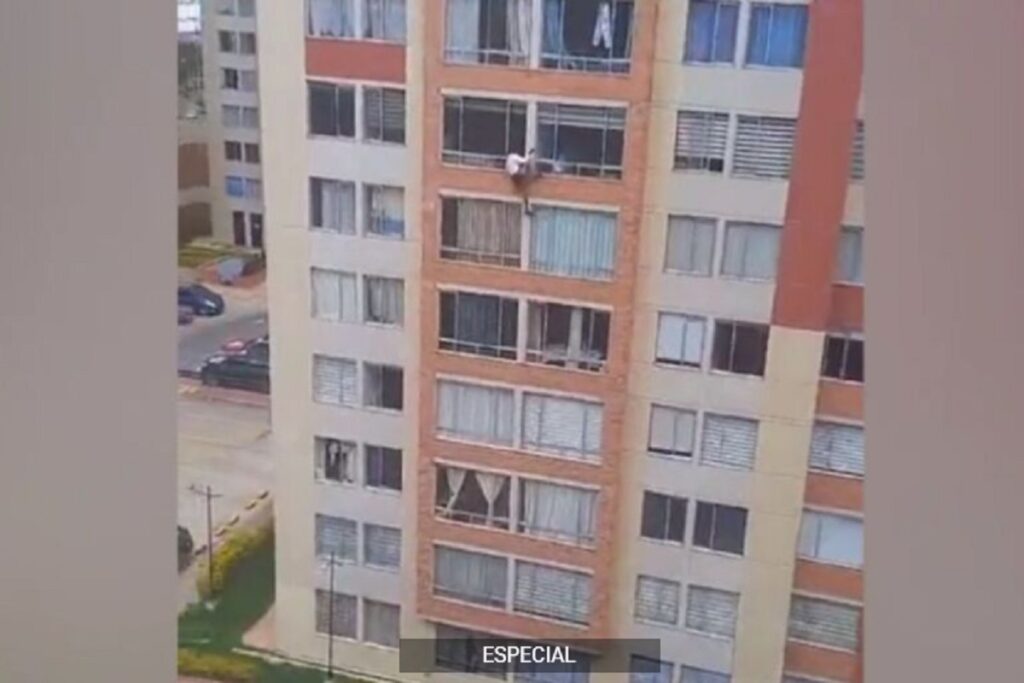 terremoto en colombia mujer muere al caer de su edificio