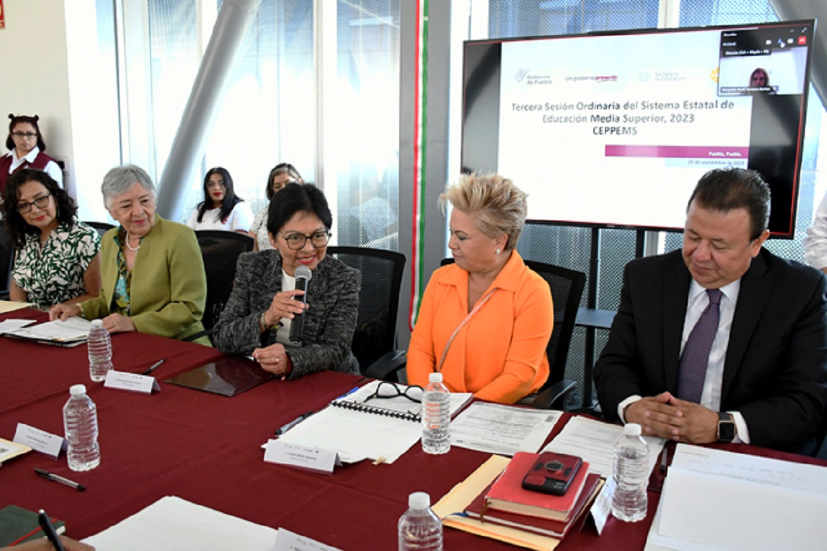 BUAP, sede de la tercera sesión ordinaria del Sistema Estatal de Educación Media Superior 2023 1 A SesionSEP 1