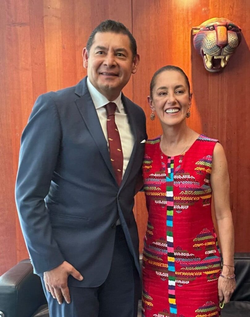Alejandro Armenta promete 2 millones de votos a Claudia Sheinbaum