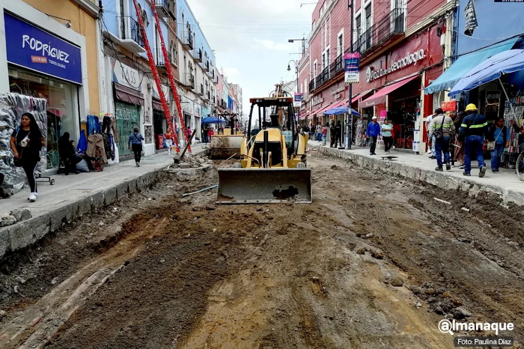 Calles del Centro historico de puebla remodelacion 2023 1