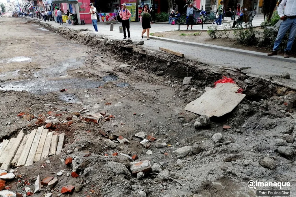 Calles del Centro historico de puebla remodelacion 2023 6