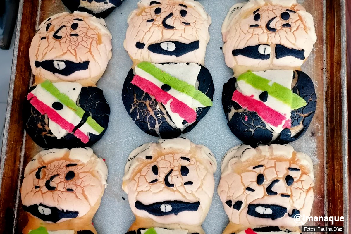 Conchas de AMLO, banderas y pambazos tricolor para tu noche mexicana en Puebla: costos y ubicación 7 Cholula AMLO conchas 2