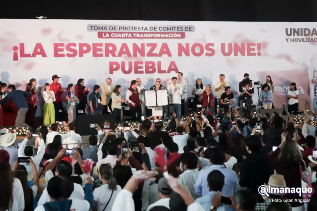 Claudia Sheinbaum toma de protesta de Comites de la Cuarta Transformacion en Puebla 2 4