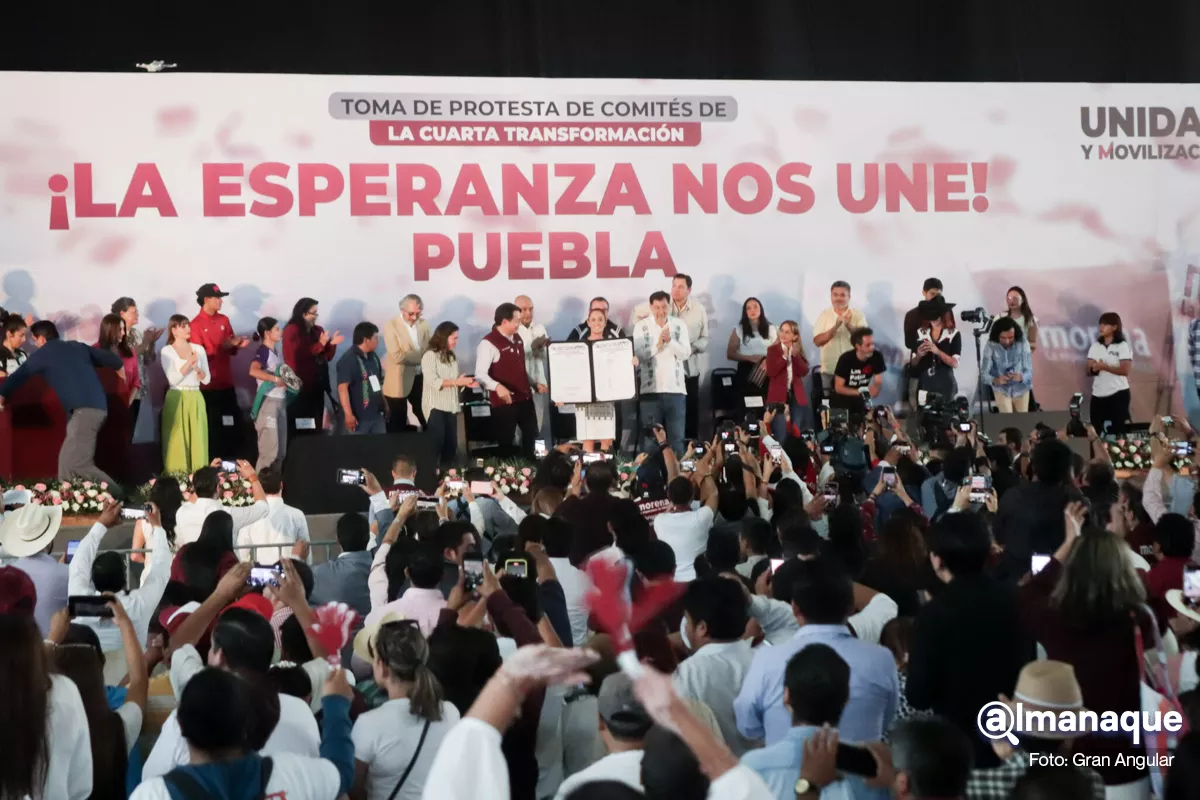Ellos son los 27 aspirantes de Morena que se registraron por la gubernatura de Puebla 6 Claudia Sheinbaum toma de protesta de Comites de la Cuarta Transformacion en Puebla 2 4