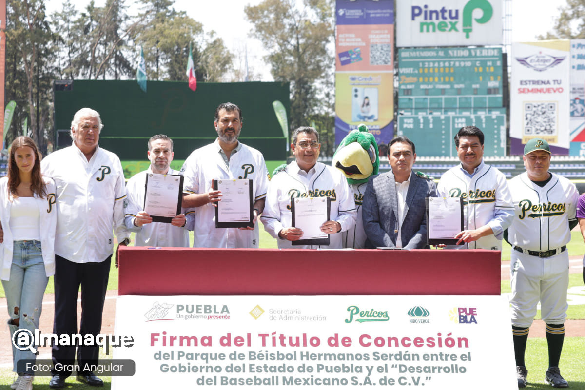 Gobierno de Puebla y Pericos firman concesión del estadio de béisbol; SICOM transmitirá los partidos 5 Gobierno de Puebla y Pericos firman concesión del estadio de béisbol; SICOM transmitirá los partidos