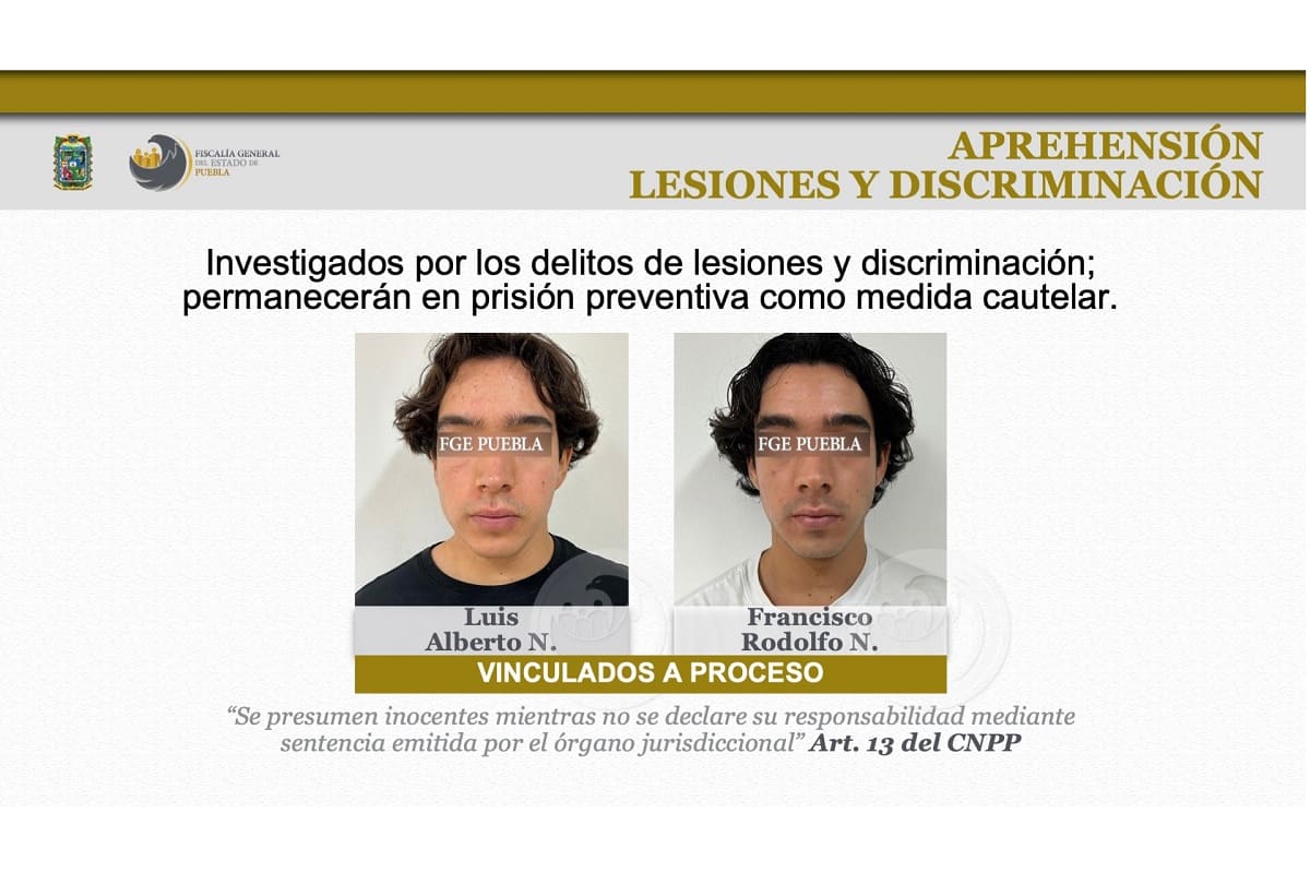 Buscan a cinco agresores de Neto Calderón en otros estados: Fiscalía de Puebla 4 Presuntos agresores de Ernesto Calderón