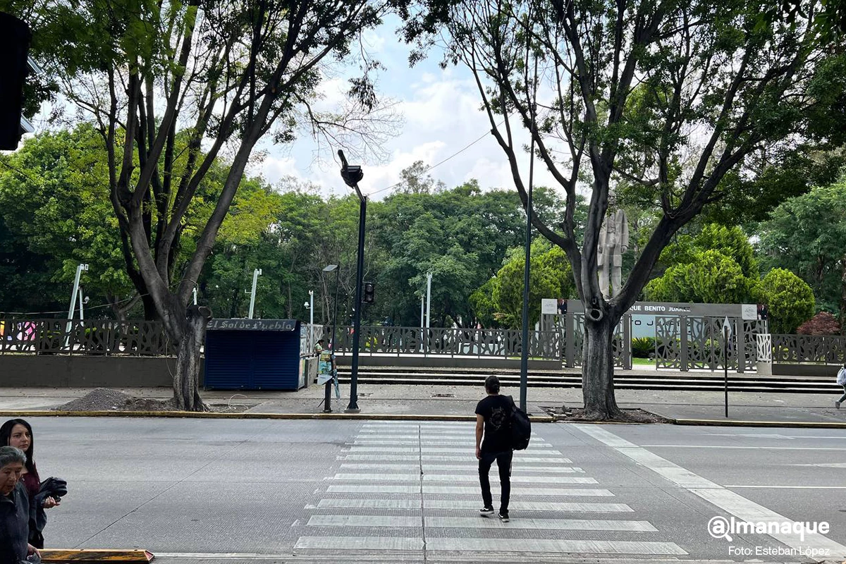 retiran puente de Plaza Dorada