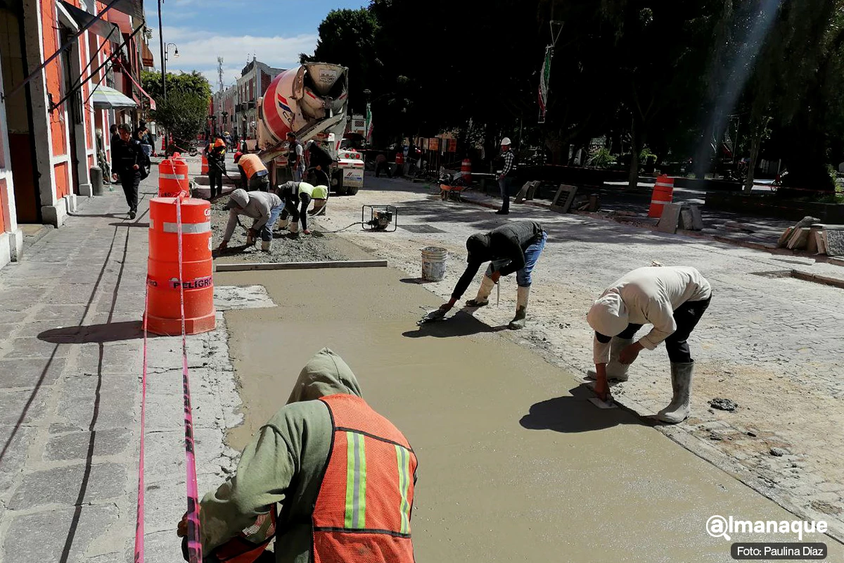 Avanza peatonalización y reducción a un carril en la 16 de Septiembre de Puebla 16 Remodelacion 16 de septiembre centro de Puebla 125