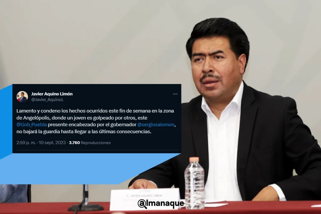 Secretario de Gobernacion contacta a familia de joven agredido en la Estrella