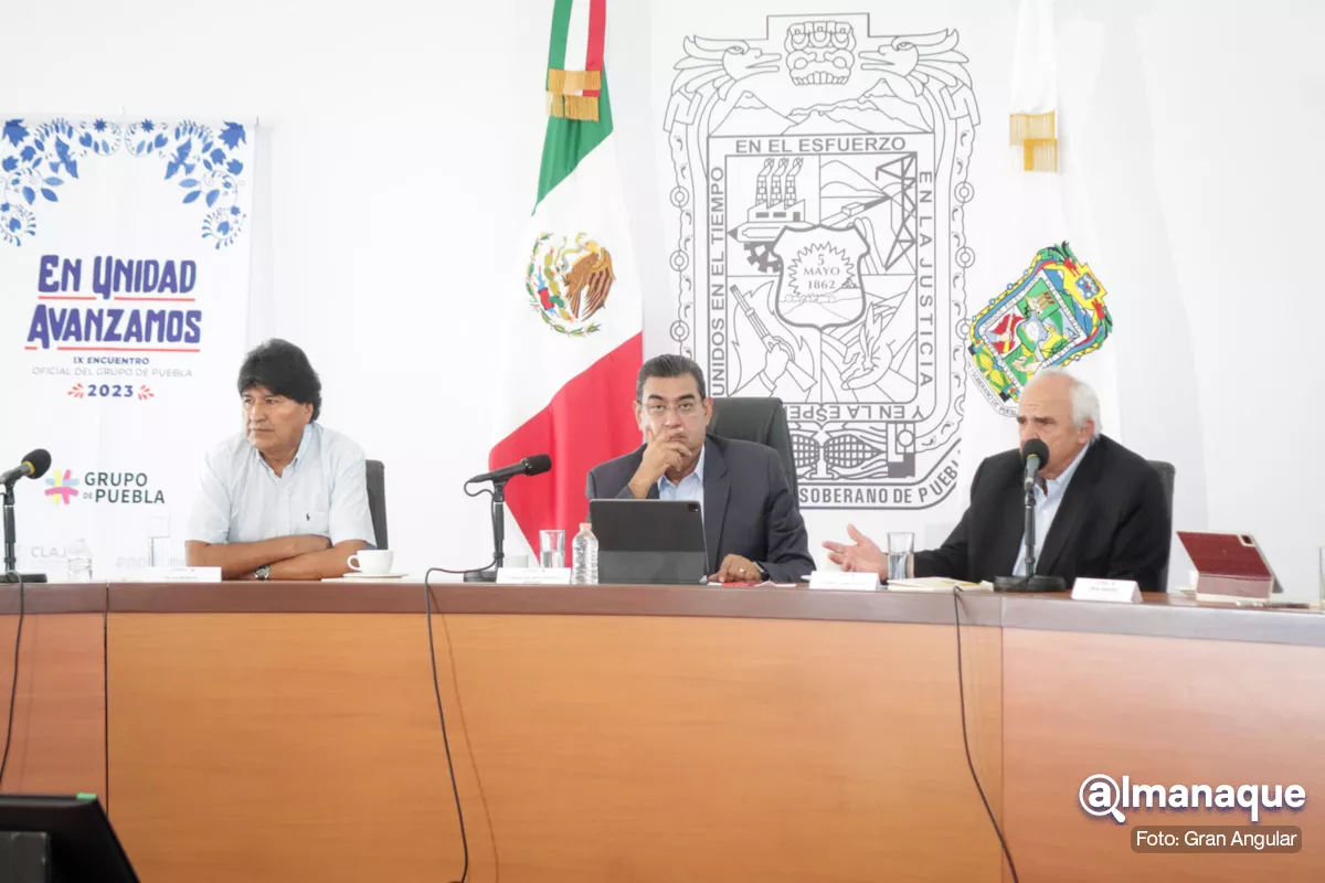 Grupo de Puebla celebra postulación de Sheinbaum y Evo Morales se declara agradecido de por vida con AMLO 9 Sergio Salomon Cespedes Grupo Puebla Evo Morales 5