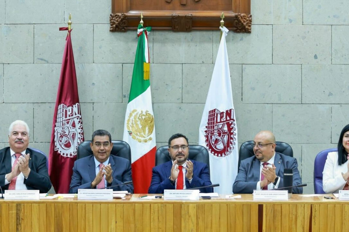 Llegada de IPN a Puebla, fortalecerá desarrollo tecnológico y formación de jóvenes: Sergio Salomón 1 Sergio Salomon Consejo General Consultivo del IPN 1