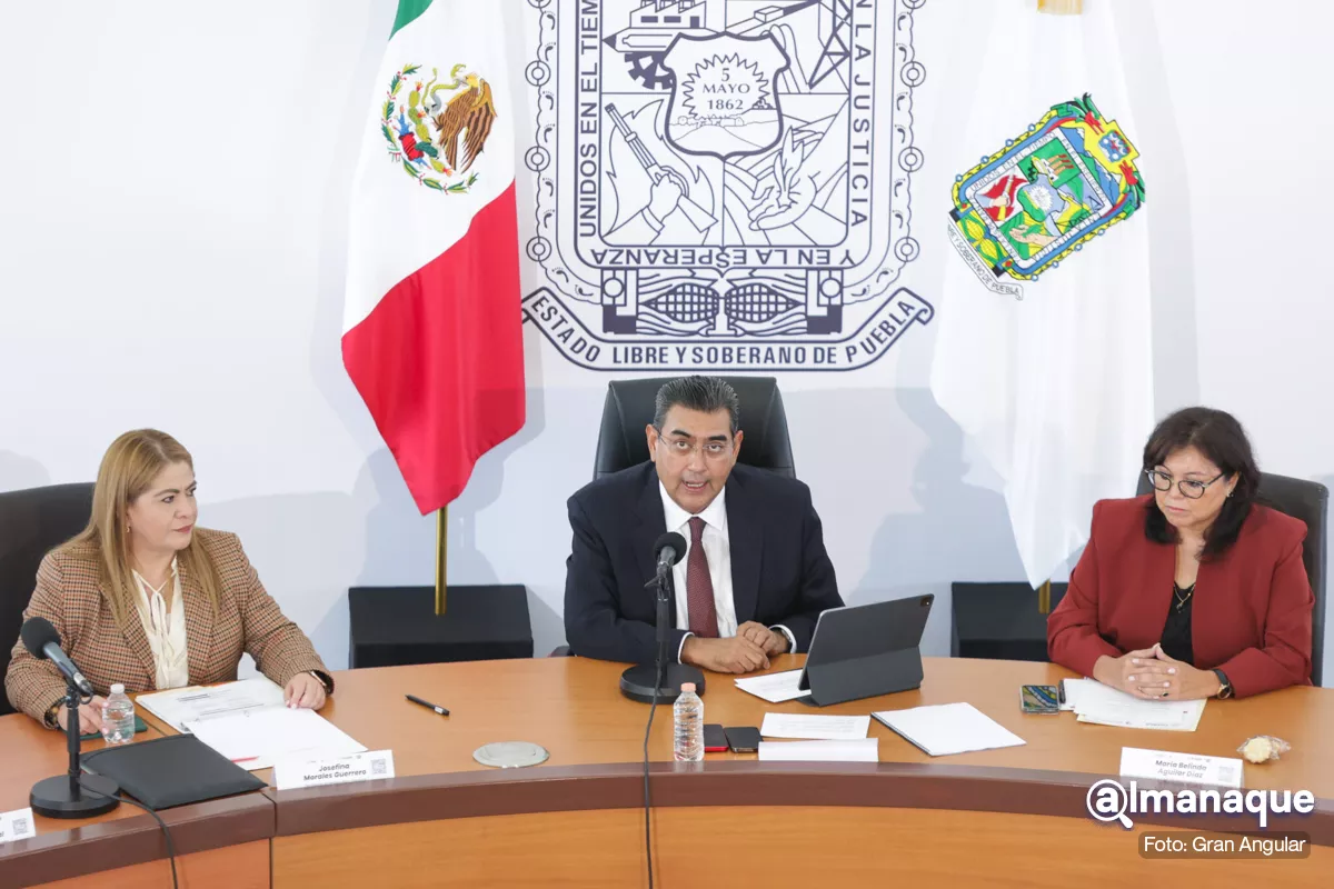 Sergio Salomón anuncia aumento salarial de 6% para los burócratas de los poderes del estado 4 Sergio Salomon Peregrima incremento salarial servidores publicos de base y confianza 2