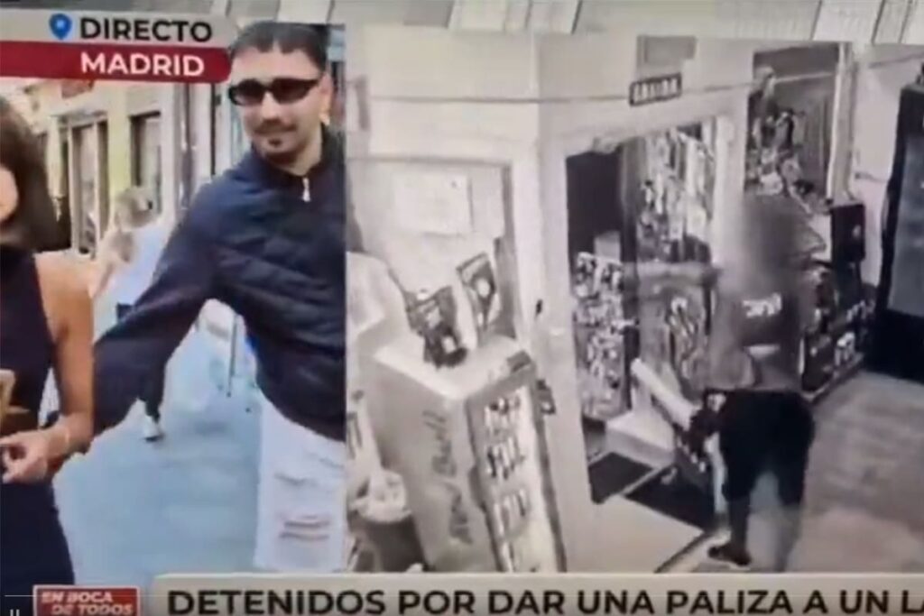 VIDEO: Sujeto agrede sexualmente a reportera de Madrid durante cobertura en vivo