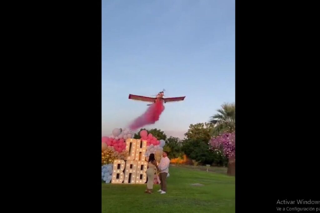 avioneta se estrella en revelacion de sexo