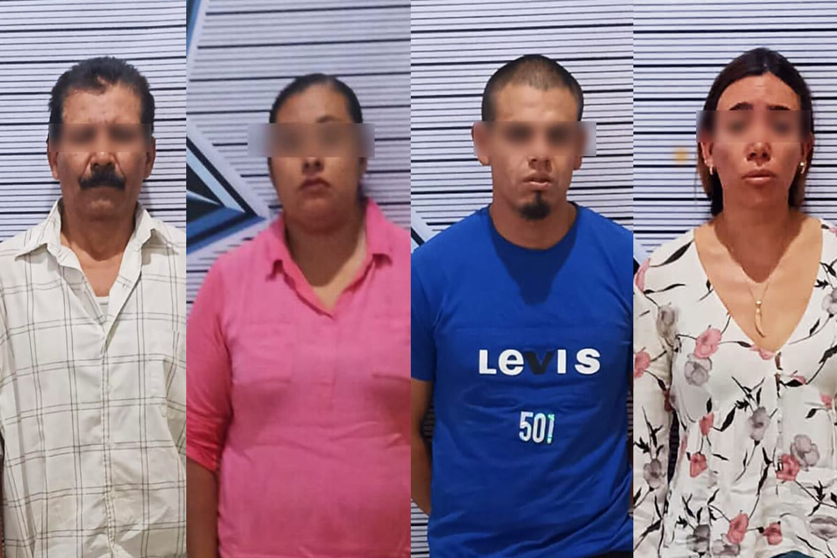Detiene SSP a cuatro presuntos extorsionadores del mercado Morelos 1 extorsionadores del mercado morelos 1