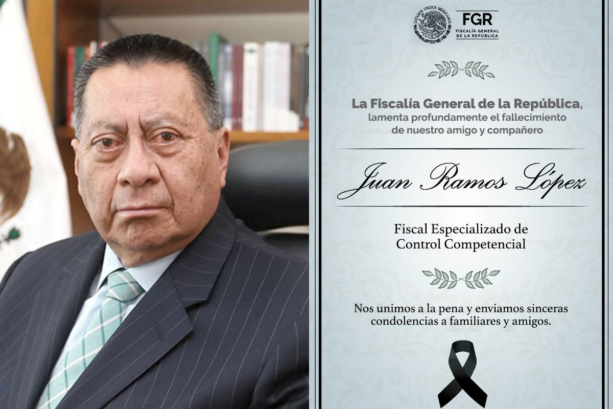 Murió el subprocurador de Justicia, Juan Ramos, mano derecha de Gertz Manero