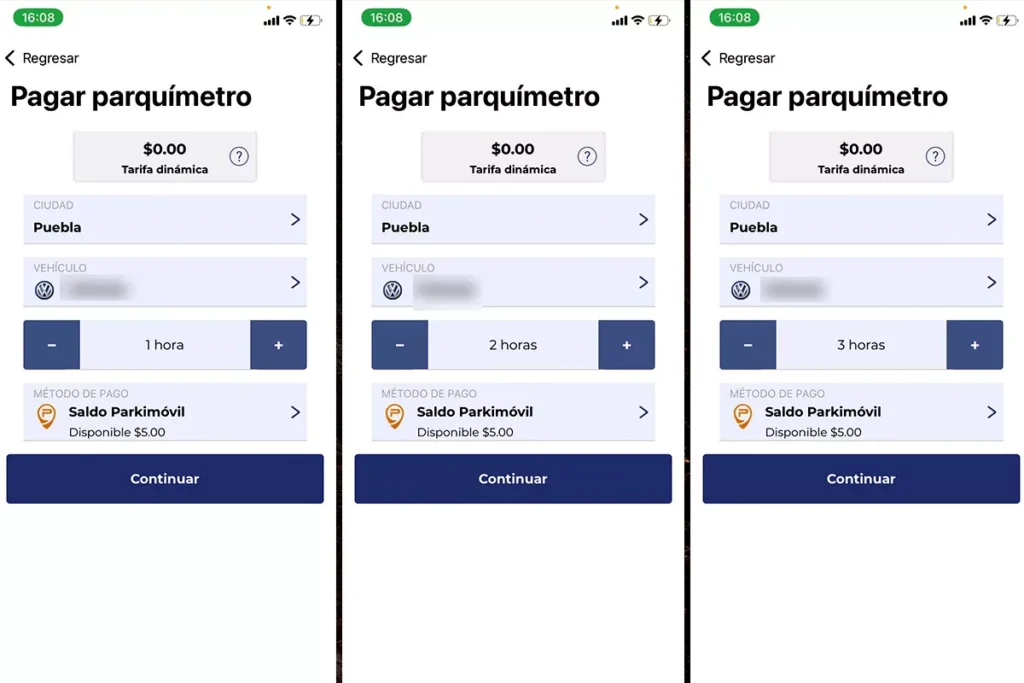 parkimovil parquimetros de Puebla gratis 2