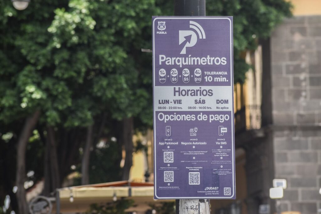 parquimetros en puebla
