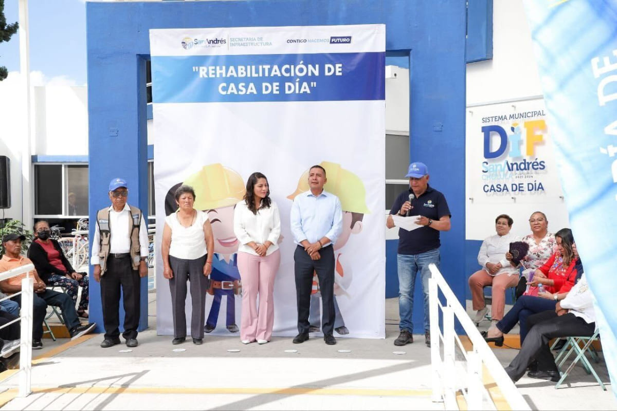 Inician Mundo Tlatehui y Lupita Cuautle Rehabilitación de Casa de Día en la cabecera municipal 1 rehabilitacion casa de dia 1