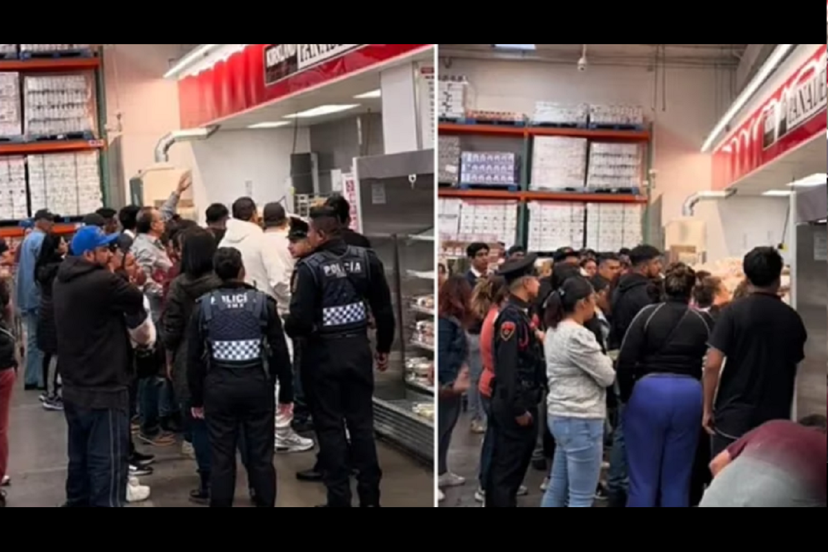 VIDEO: Señoras pelean por un pastel de chocolate en el Costco de Satélite 1 senoras pelean por pastel en costco