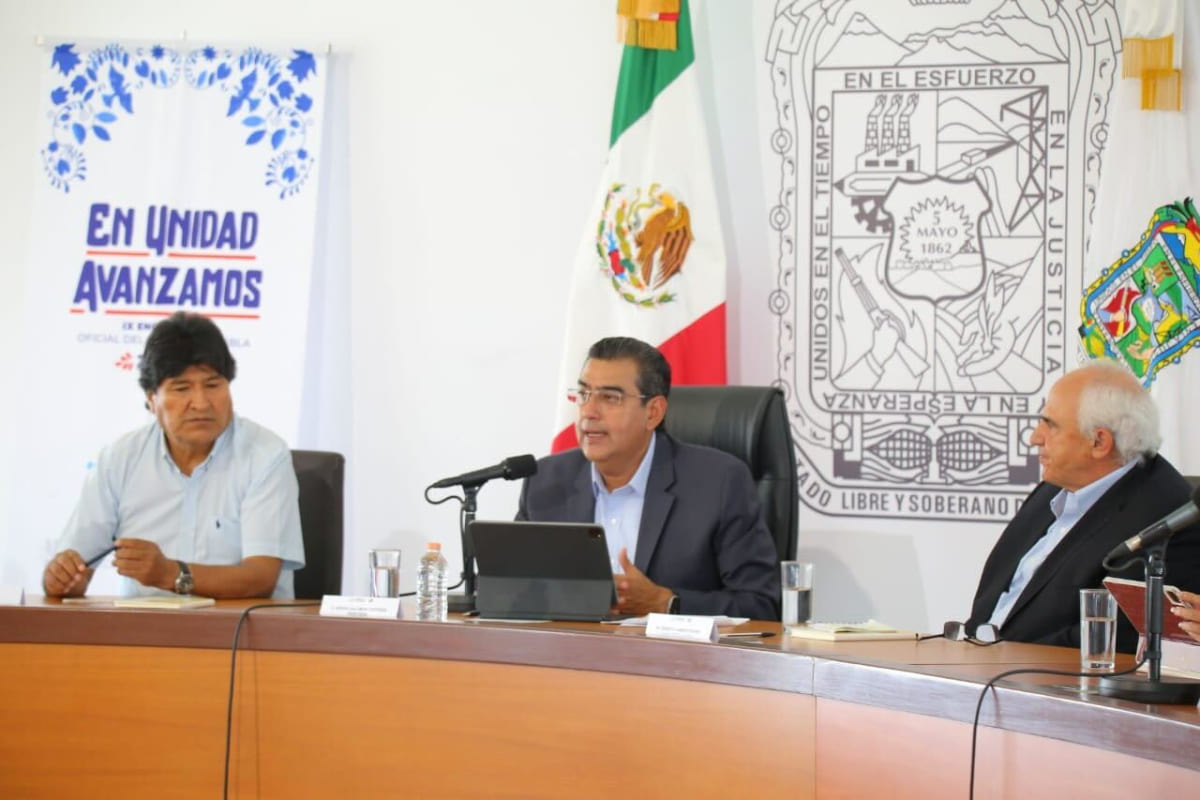 Puebla, espacio de reflexión para progreso y democracia en Latam: Sergio Salomón 1 sergio salomon foro grupo puebla 1