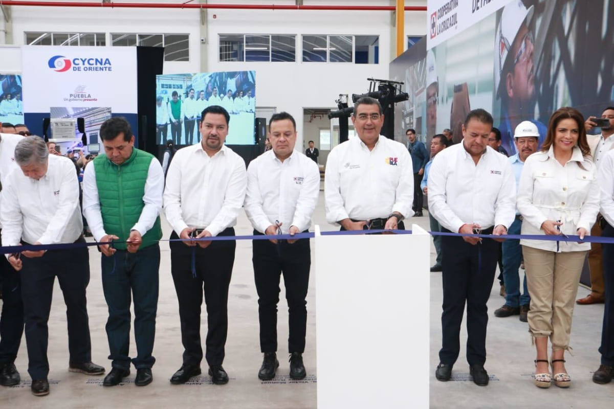 Inaugura Sergio Salomón fábrica de la empresa CYCNA de Oriente 1 sergio salomon inauguracion 1