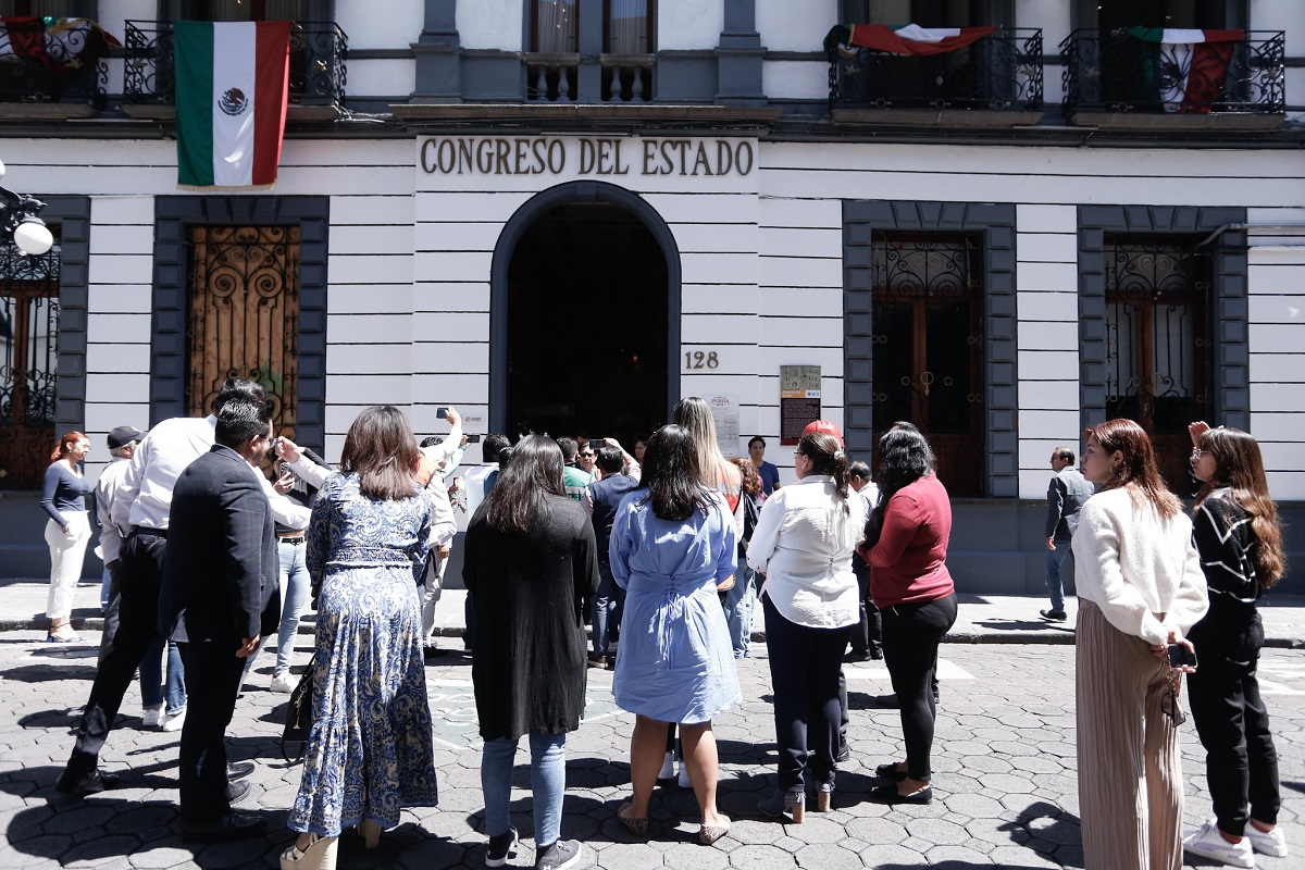 Participa LXI Legislatura en el Simulacro Estatal 2023 1 simulacro congreso